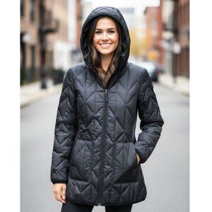 Nobis Hester Quilted Hooded Black Jacket Size Women's Size XS NWT
